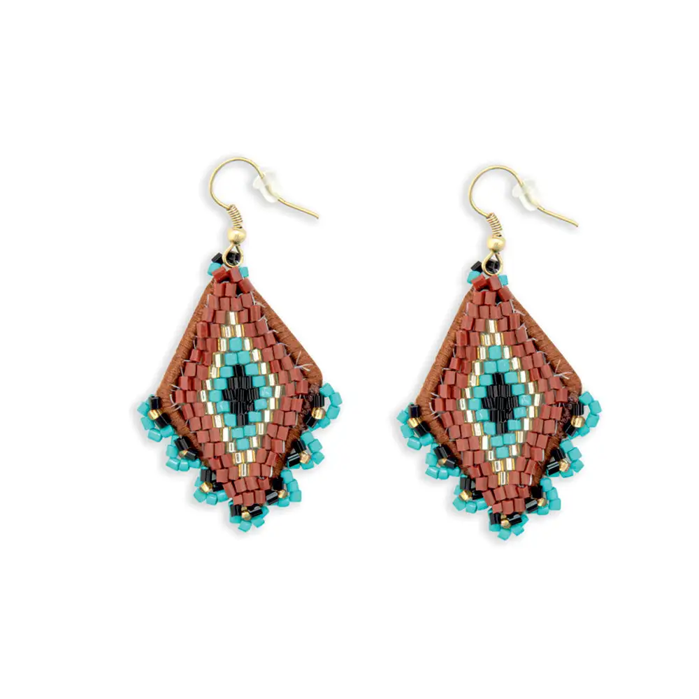 Streamlined Classic Artful Beaded Earrings