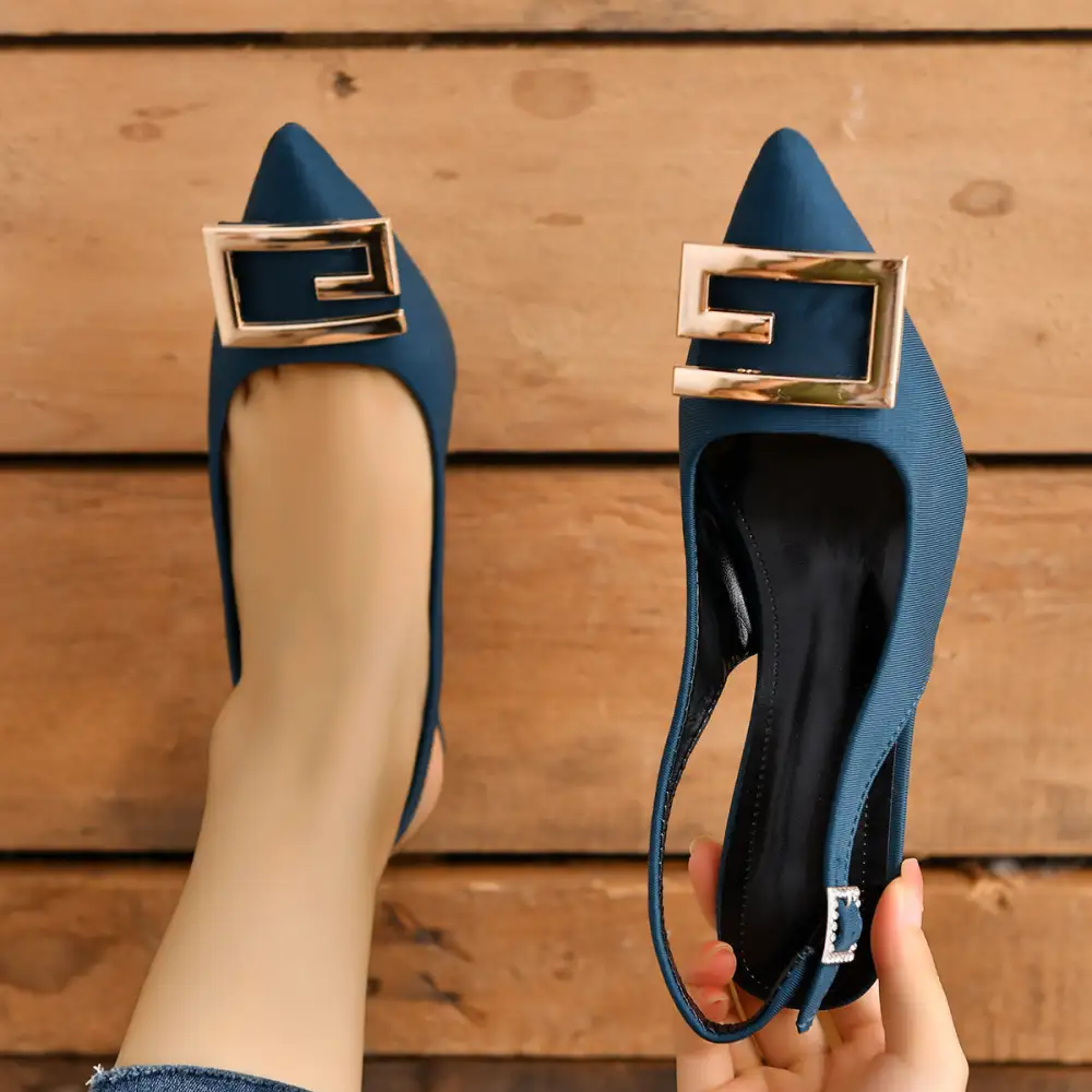Suede Finish Pointed Toe Stiletto Heels