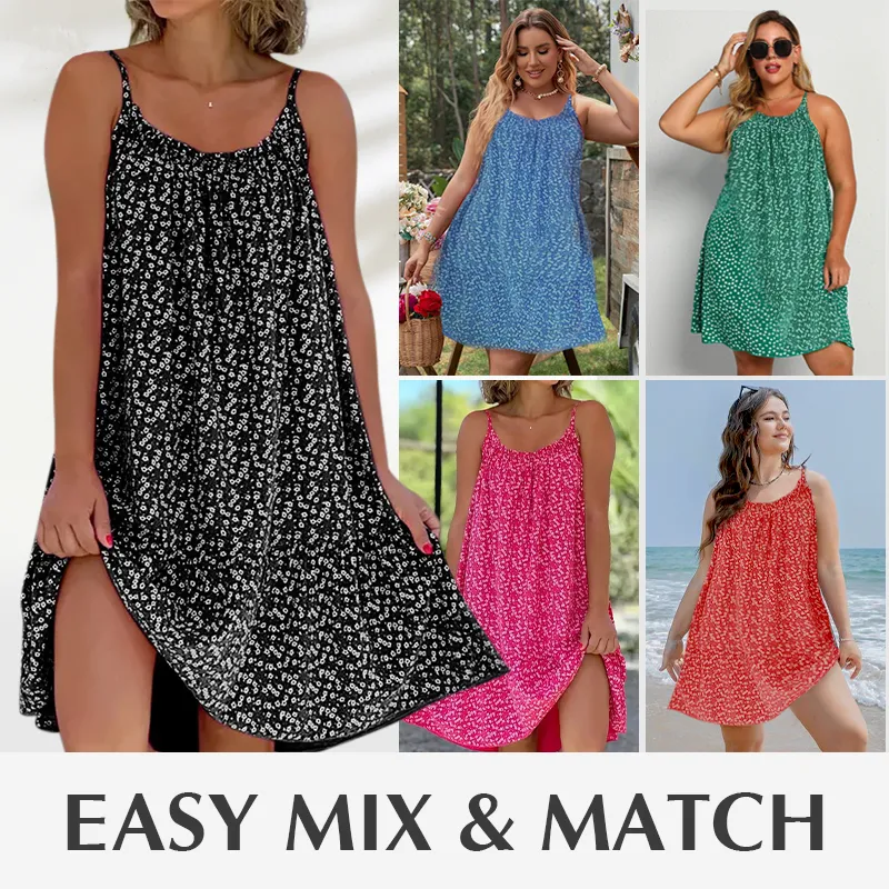 🔥2026 Hot sale🔥Floral Printed Camisole Dress