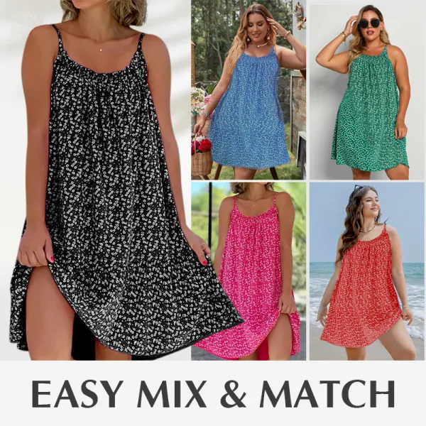 🔥2026 Hot sale🔥Floral Printed Camisole Dress