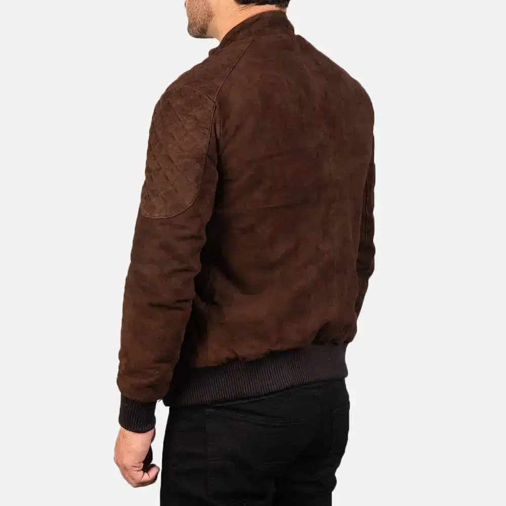 Suede Bomber Motorcycle Western Jacket
