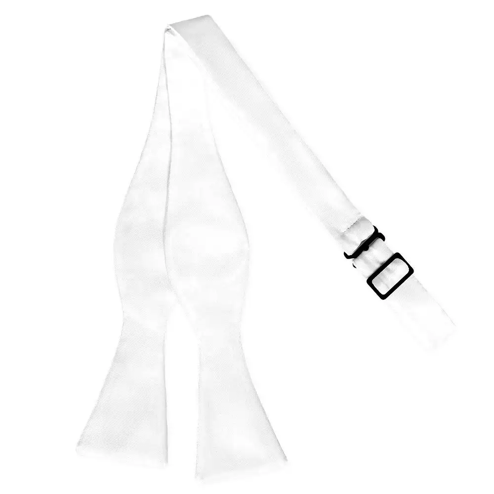 Sleek Solid Motif Bow Tie