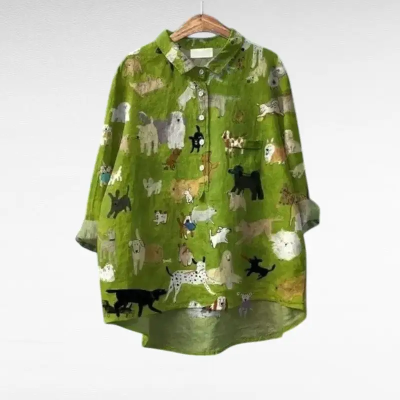 Wearable Printed Soft Tailored Top