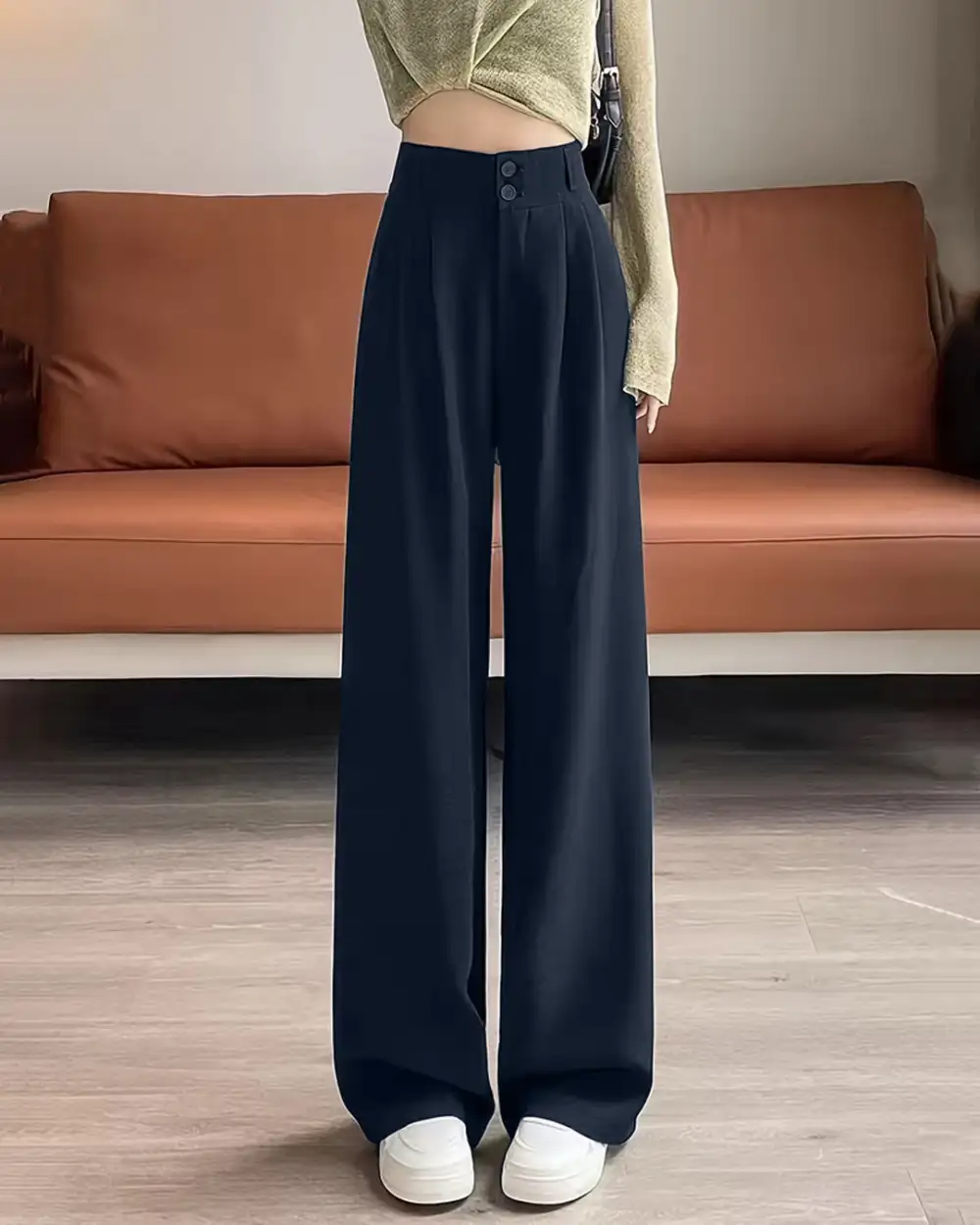 Straight Leg Trousers