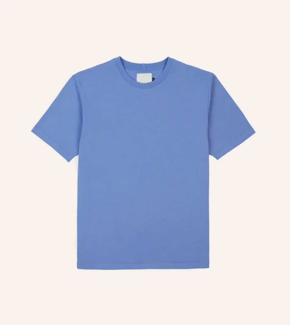 Lavender Chainstitch Short-Sleeve Hiking T-Shirt Daily