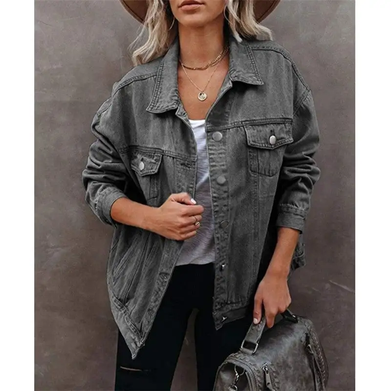Denim Relaxed Outerwear Coat