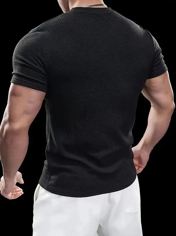 Premium Textured Crewneck T-Shirt