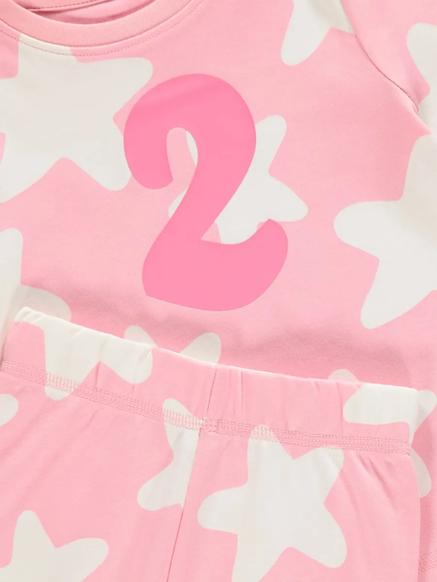 I Am 2 Pink Short Sleeve Pyjamas