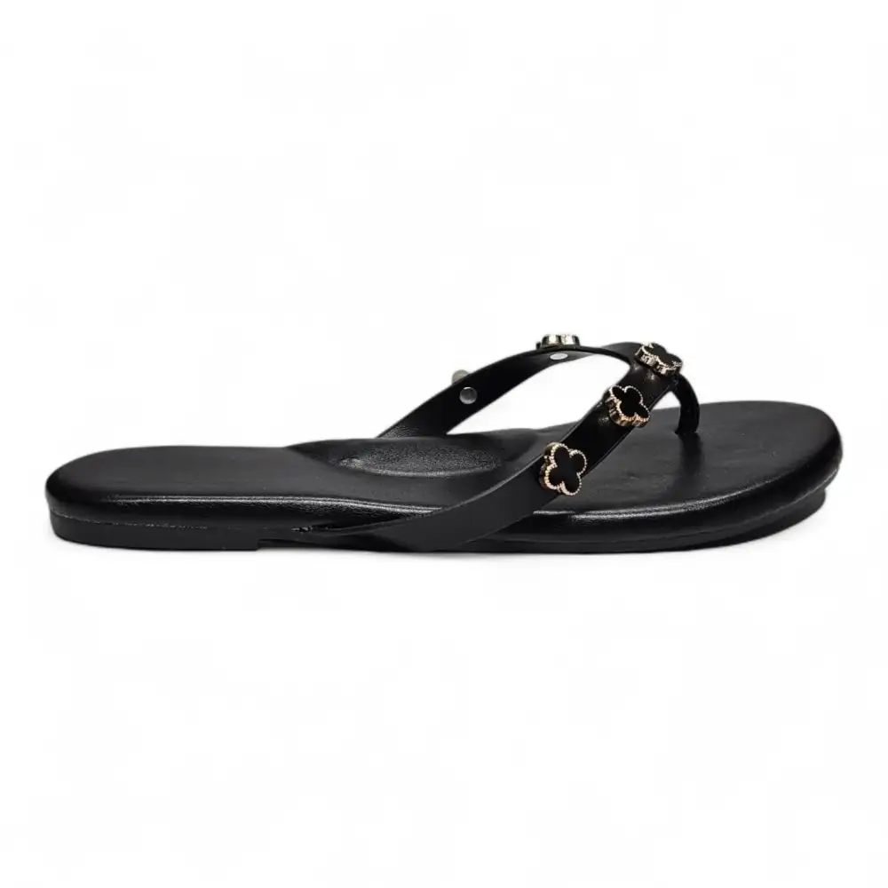 Squishy Clover Charms Thong Slide Sandals
