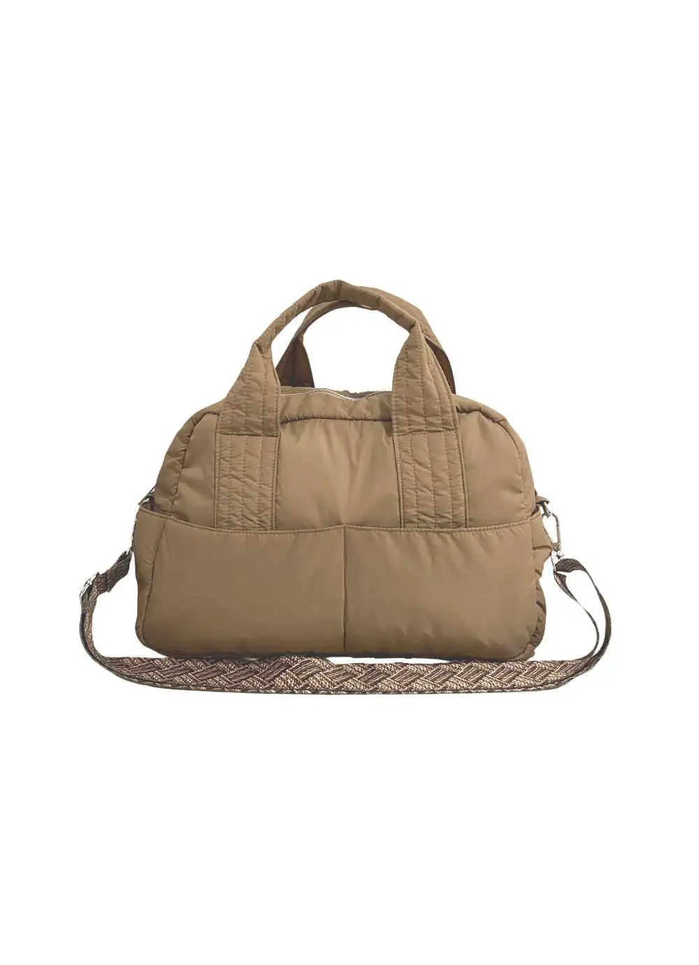 Fluffy Duffle Bag with Strap (Small)