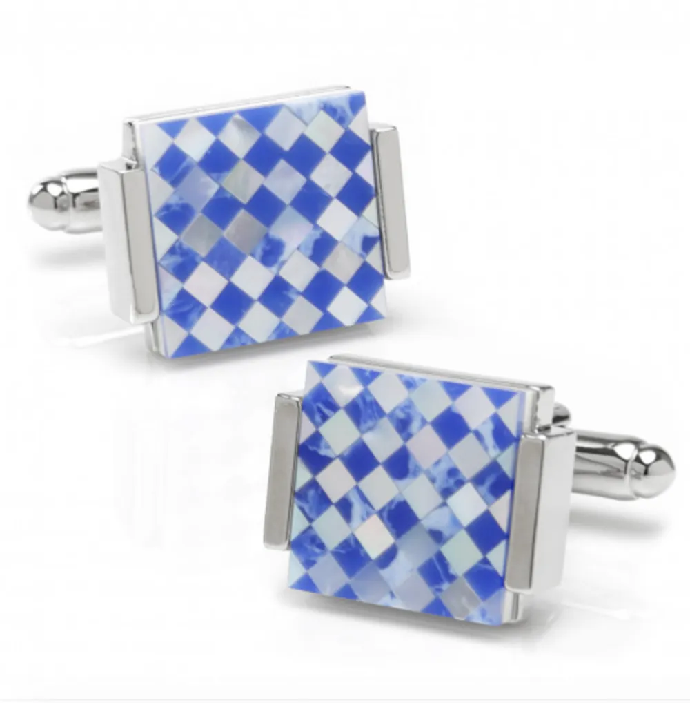 Polished Mother Of Pearl Pearl Cufflinks