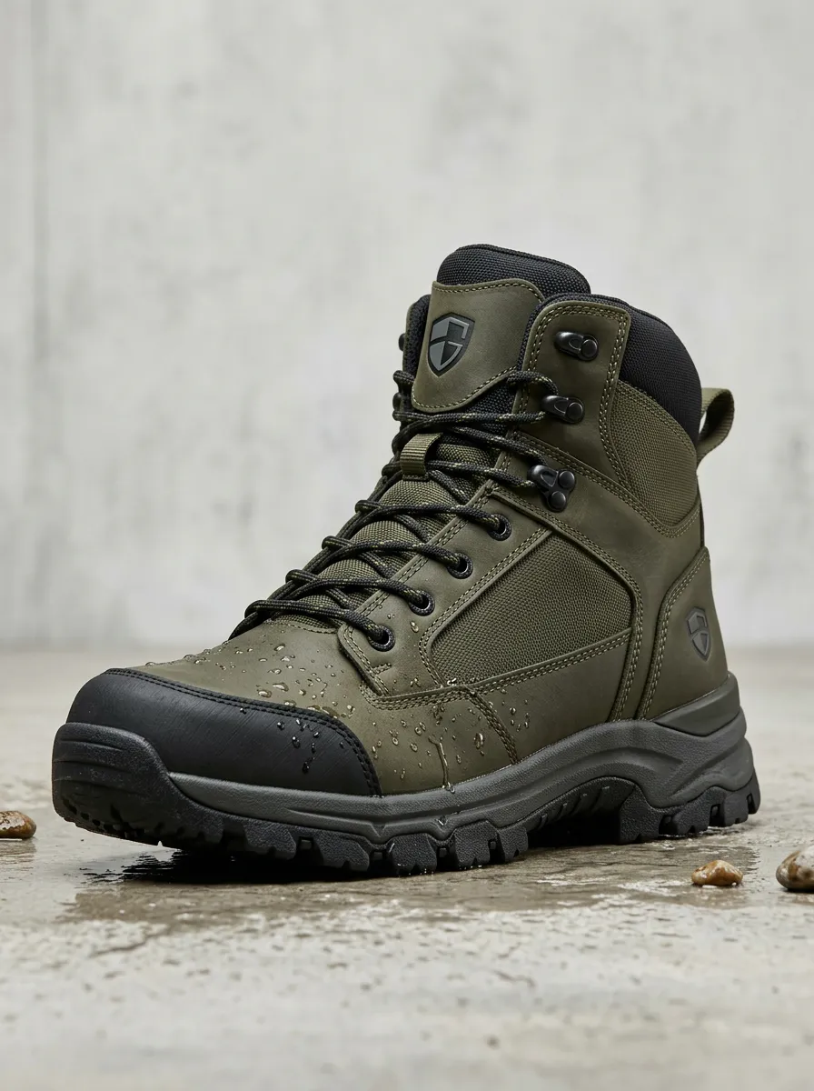 Tactical-Inspired Tactical Outdoor Men's Waterproof Work Boots