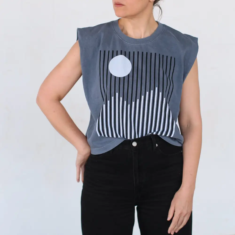 Alpine Mountain Cotton Crop Tank