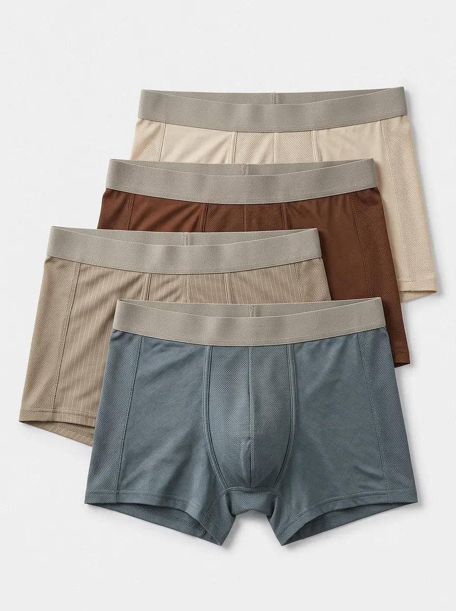 Soft Relaxed Fit Four Pack Briefs