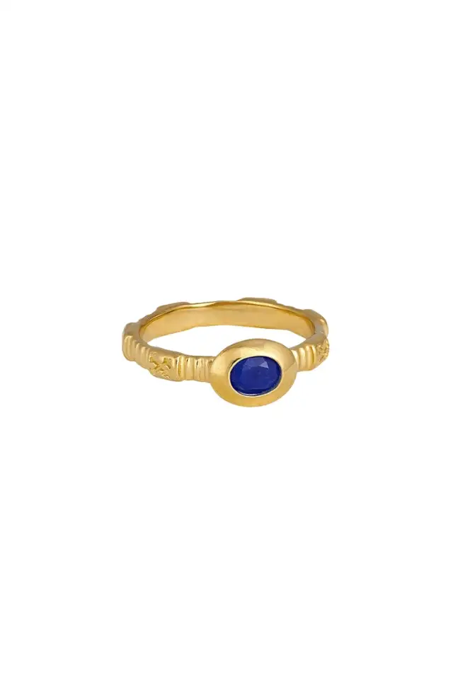Lapis Lazuli Star Ring