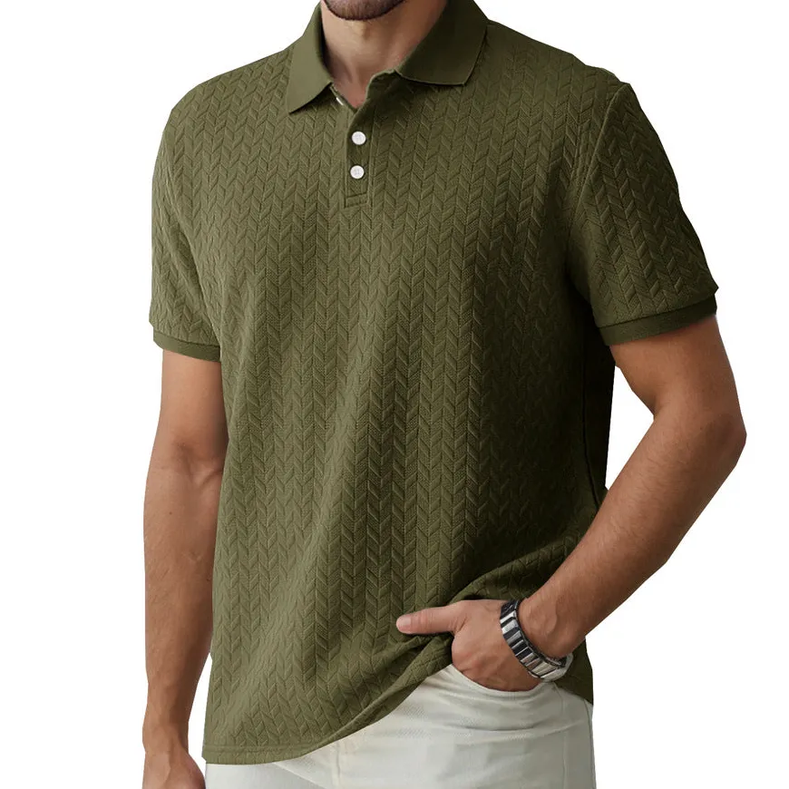 Button Placket Polo Shirt