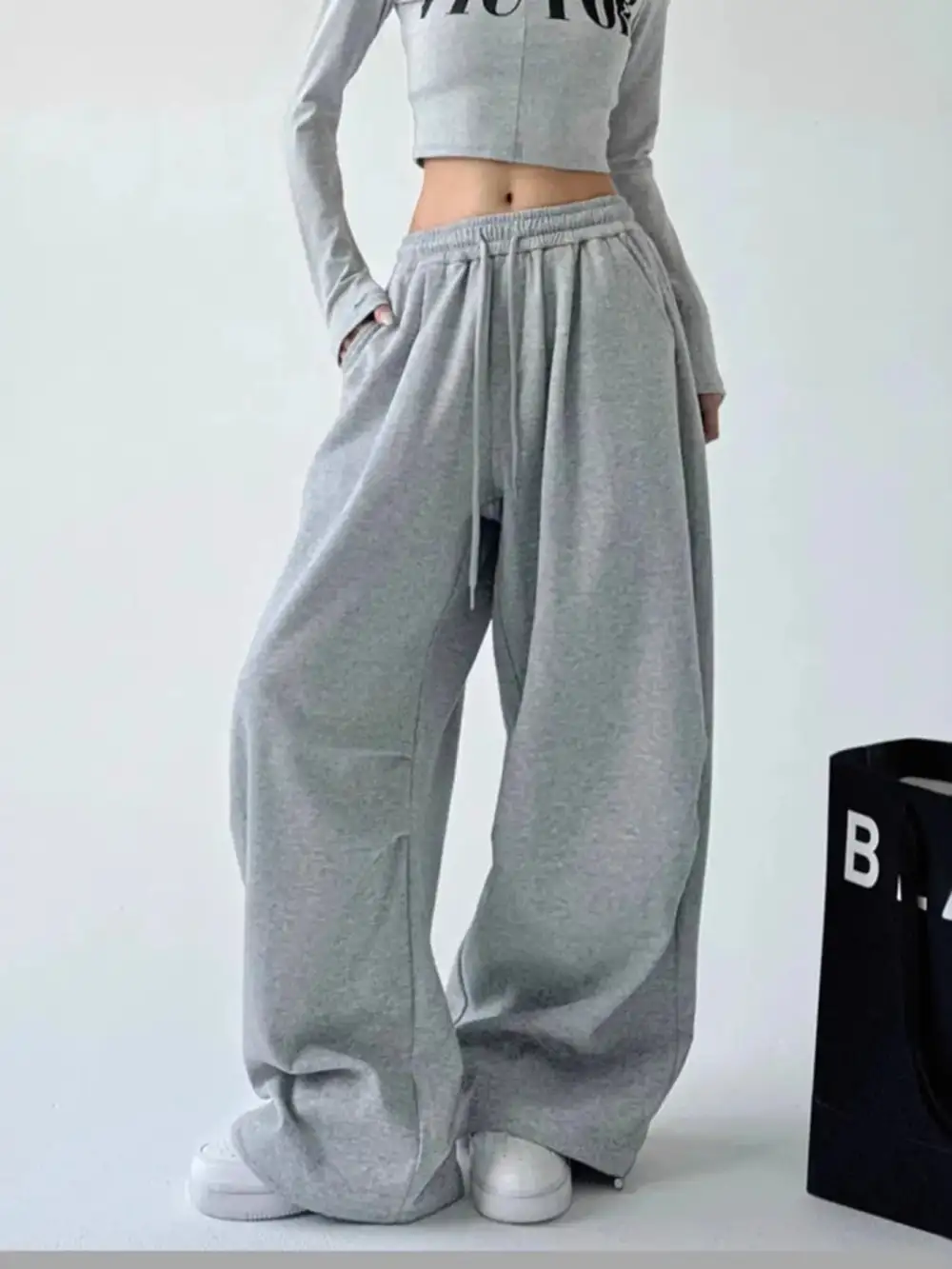 Wide Leg Modern Trousers