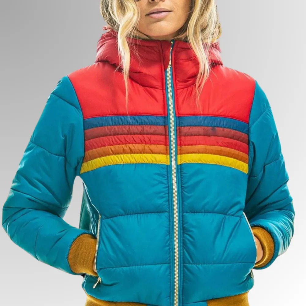 Women's Puffer Jacket With Flattering Silhouette and