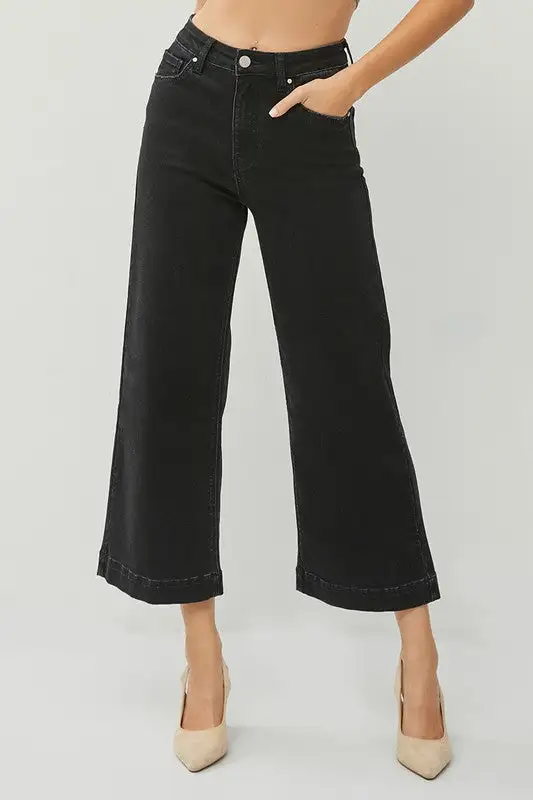 High Rise Wide Leg Jeans