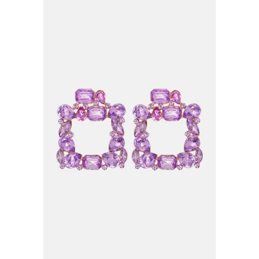 Classic Geometrical Shape Zinc Alloy Dangle Earrings