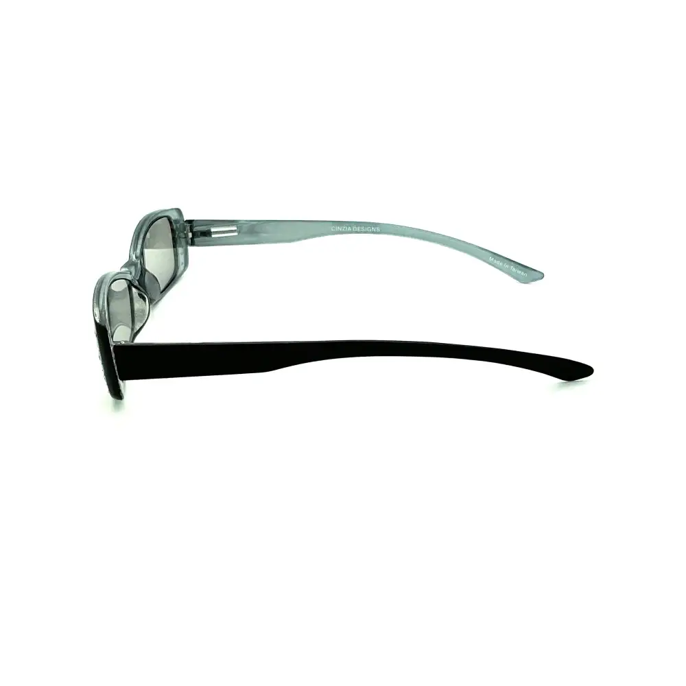Rhinestone Full Magnification Reading Sunglasses with Case