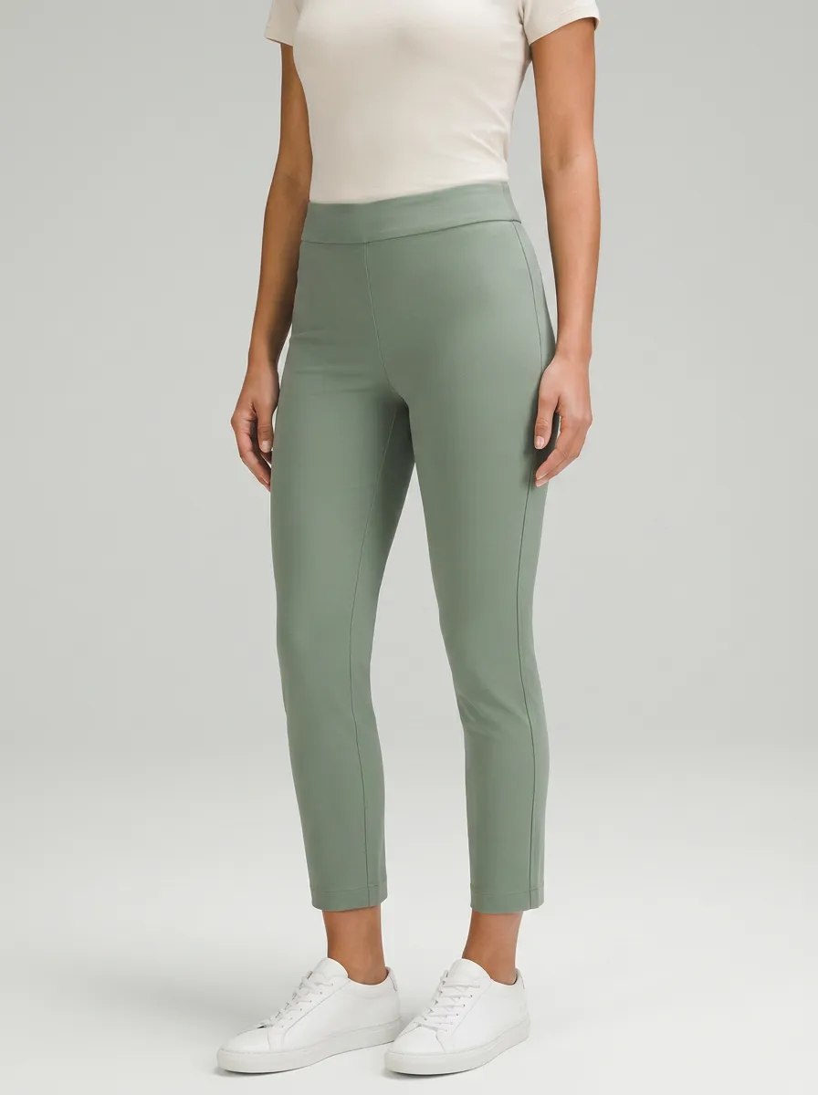 Easy-Wear Women's Stretch Mid-Rise Pants