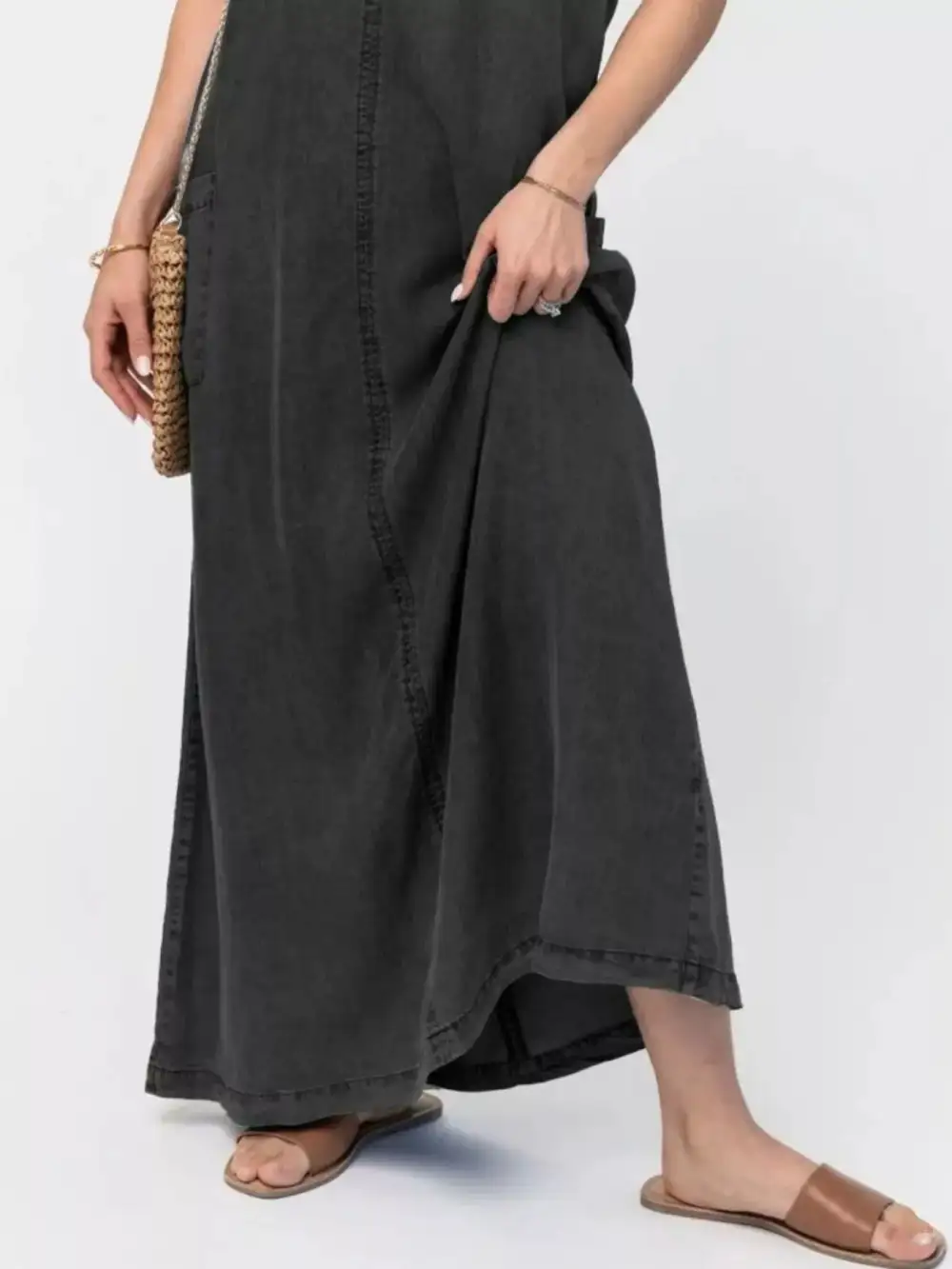 Denim Maxi Dress