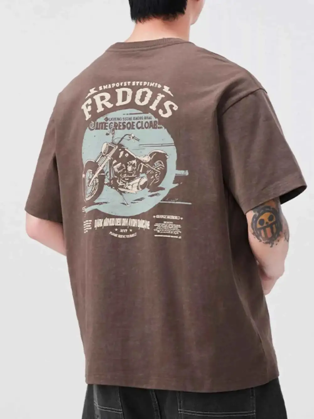 Lightweight Round Neck Short Sleeve T-Shirt