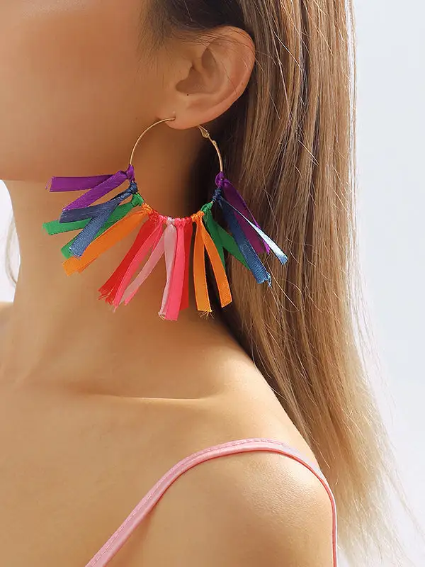 Modern Sunburst Drop Earrings