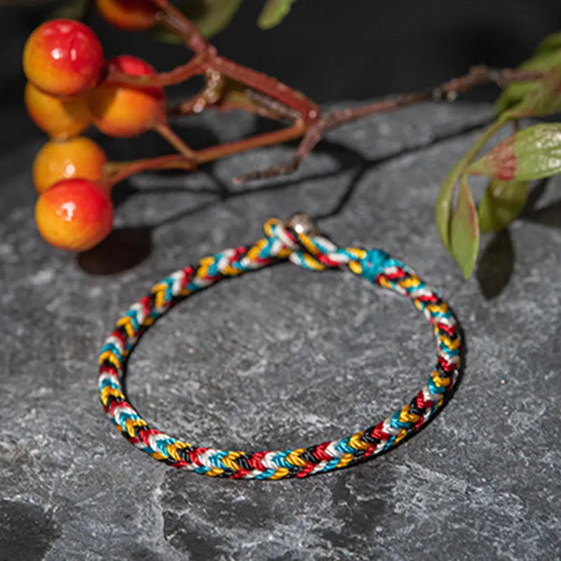 Handmade Color Thread Braid String Bracelet