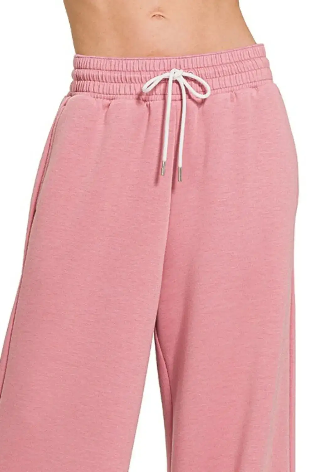 Relaxed Scuba Drawstring Pants
