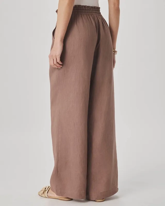 Linen Paperbag Pants