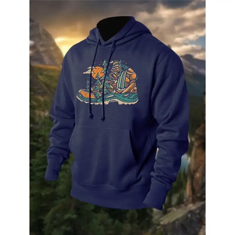 Creative Boots Printed Hoodie