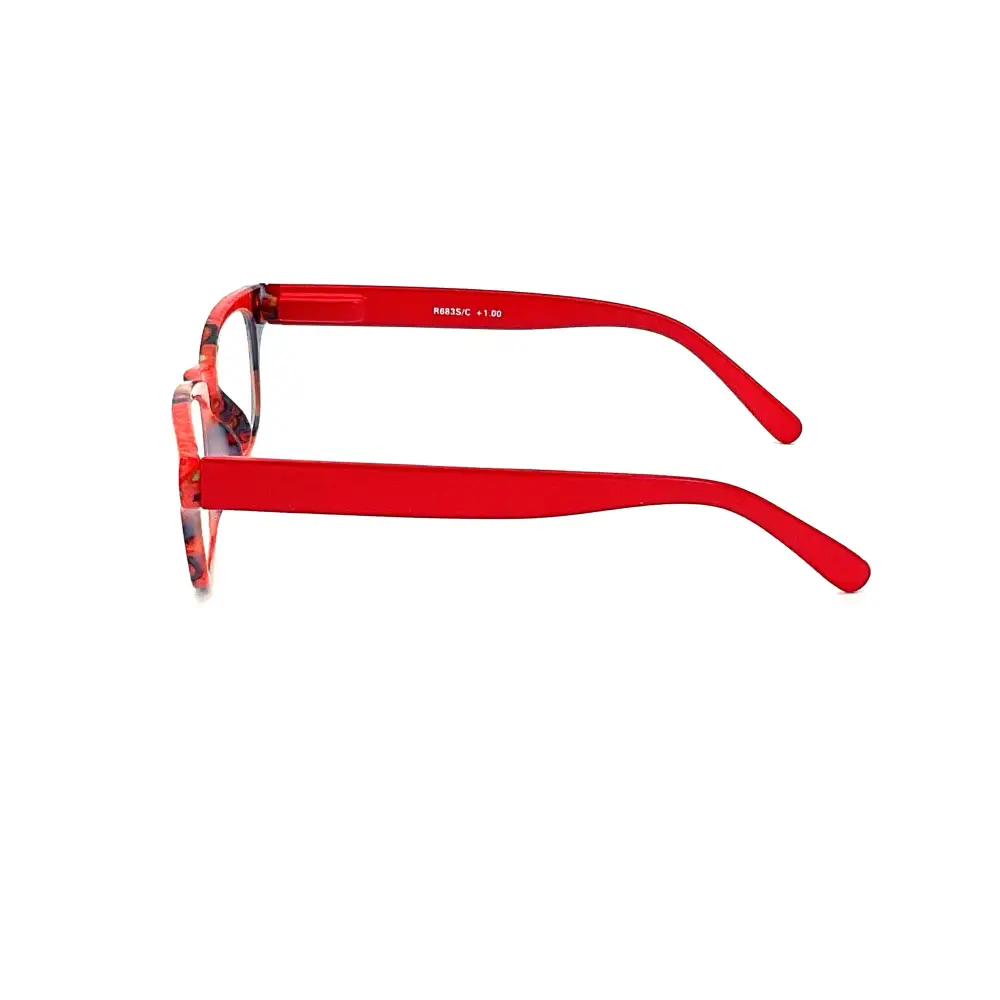 Full-Lens Case-Included Reading Glasses