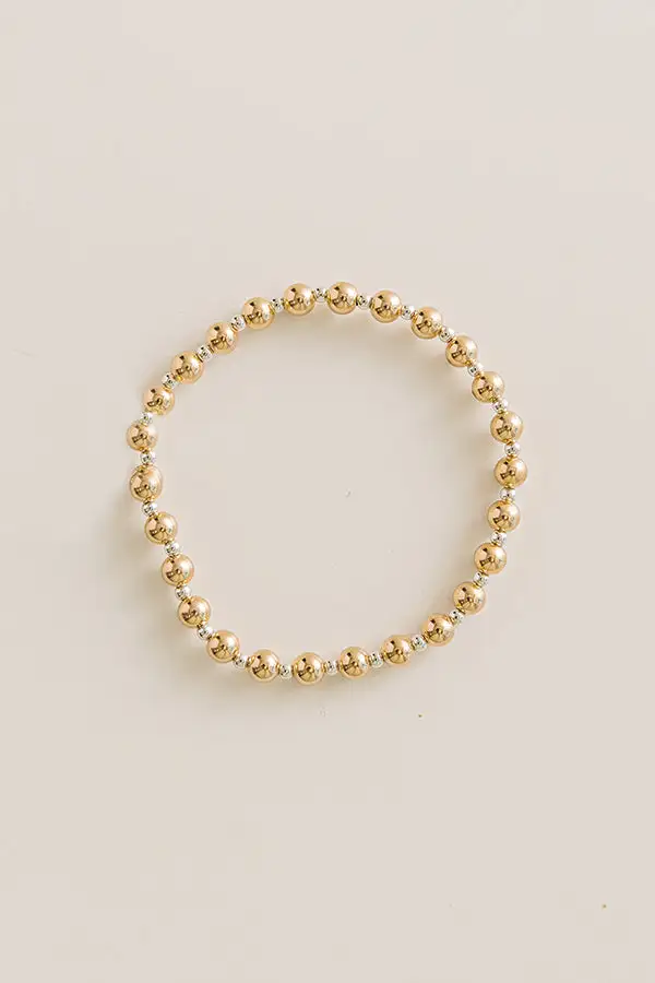 Beaded Statement Stretch Bracelet