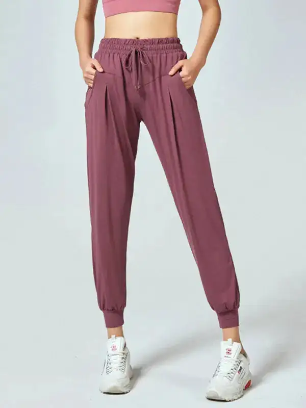 Quick Drying Loose Running Trousers Fitness Pants