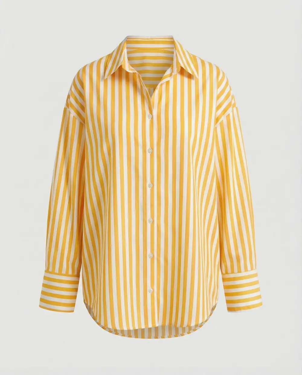 Lightweight Striped Relaxed Blouse