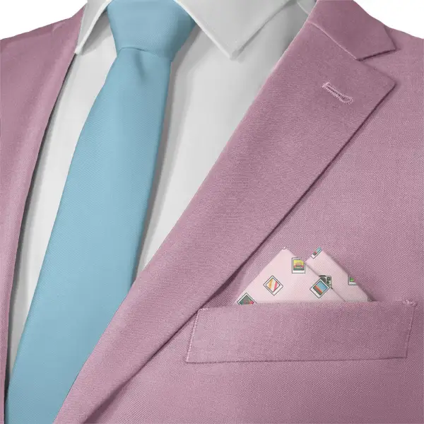 Refined Dapper Novelty Hobby Motif Pocket Square