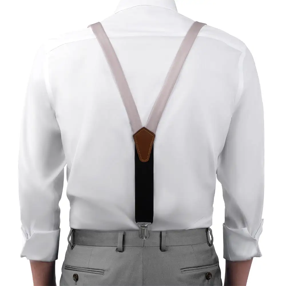 Refined Coordinated Wedding Suspenders