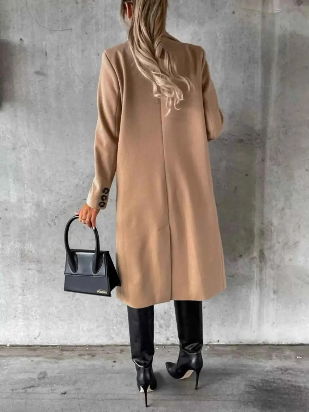 Double Breasted Longline Coat