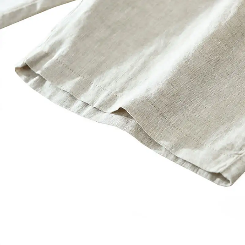 Drawstring Pocketed Shorts