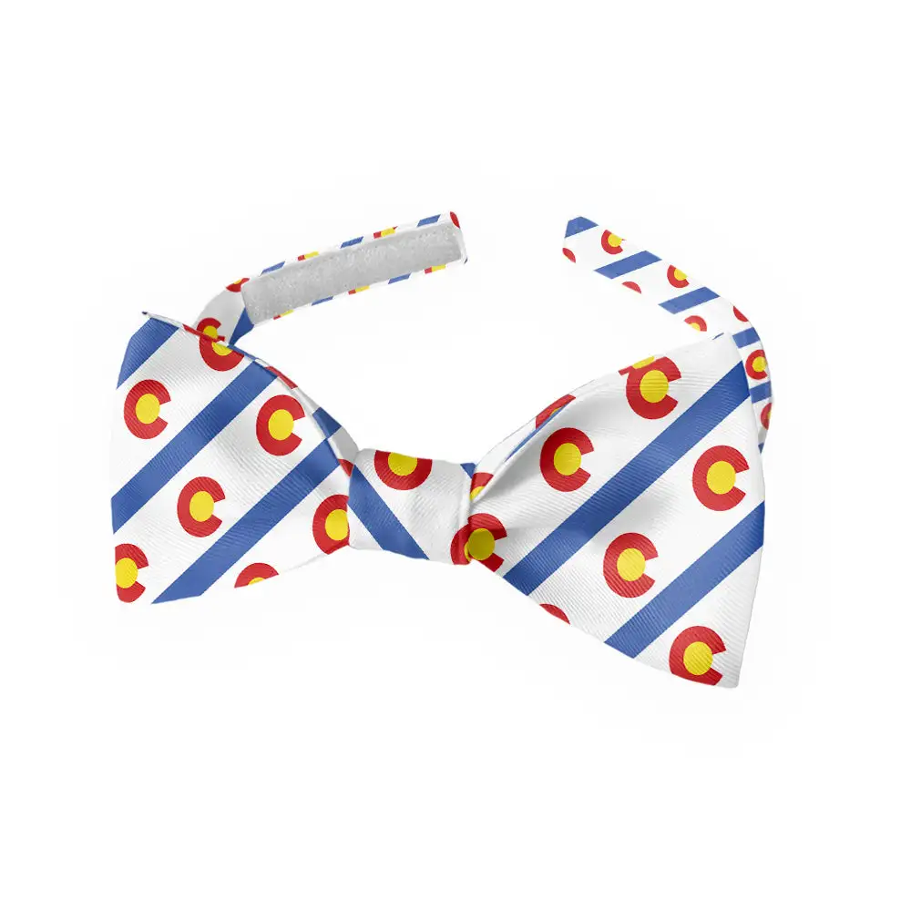 Classic Stripe Motif Bow Tie