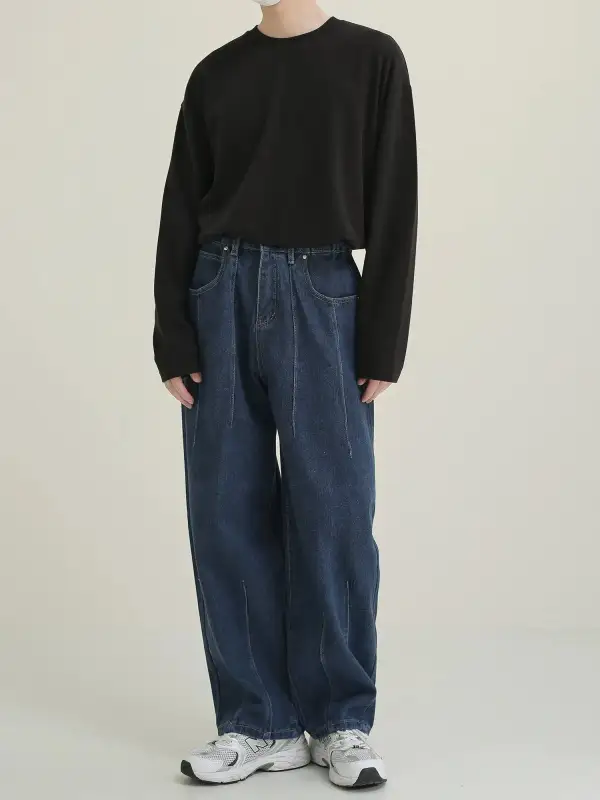 Comfort Fit Washed Jeans