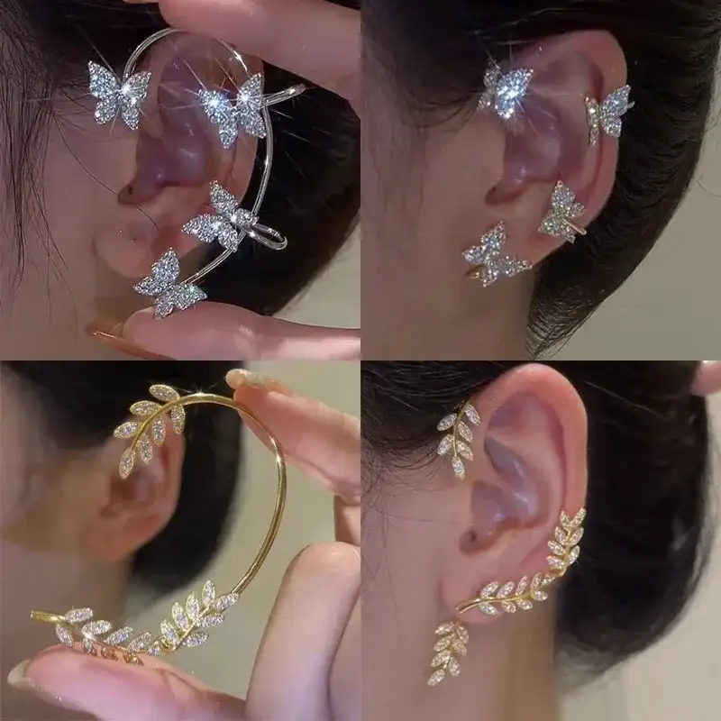 Geometric Drop Ear Cuff