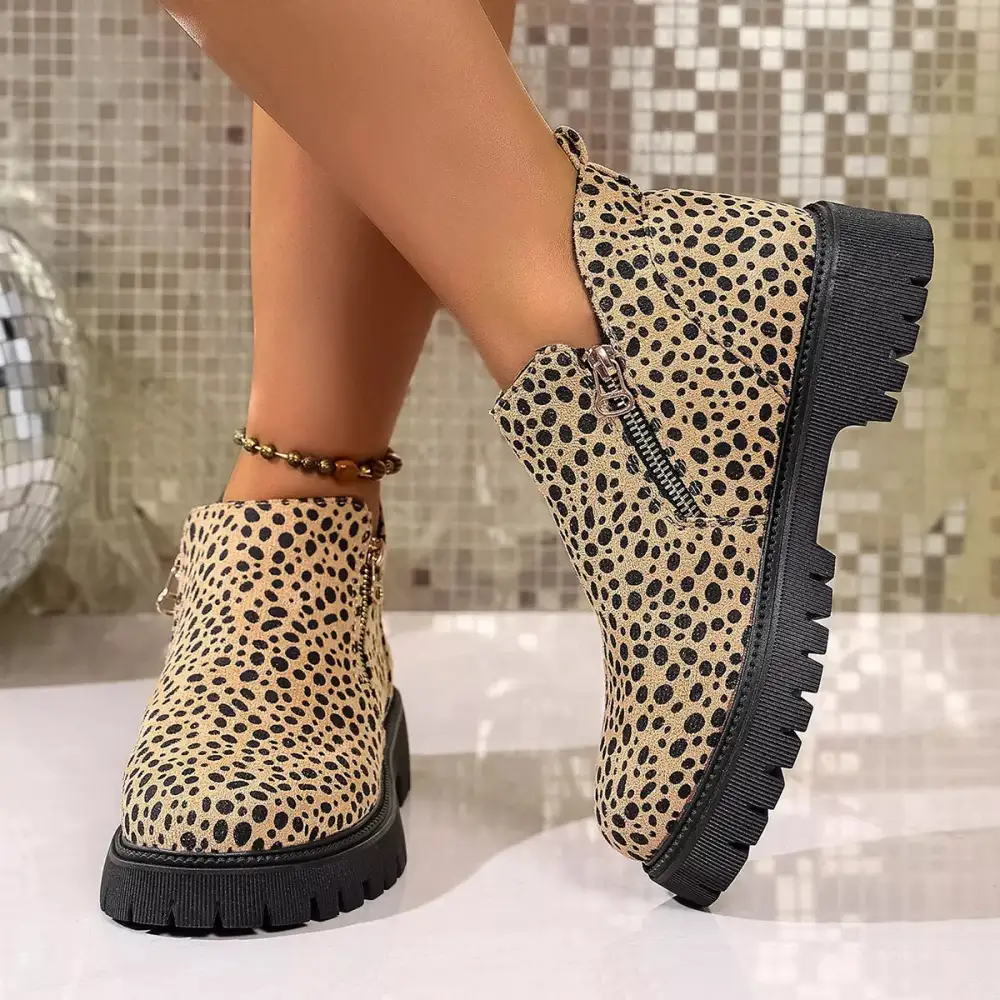 Platform Side-Zip Boots