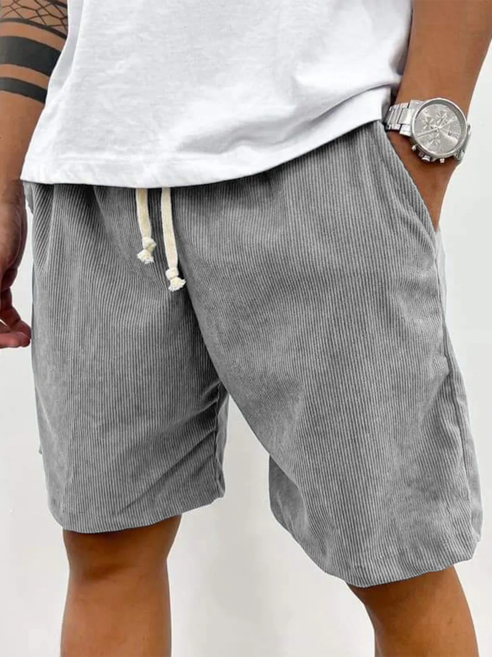 Corduroy Pull On Shorts