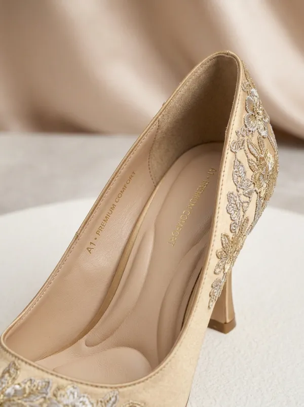 Floral Women's Formal High Heels