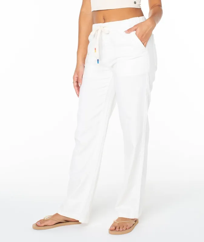 Relaxed Neat Cut Pull On Pants