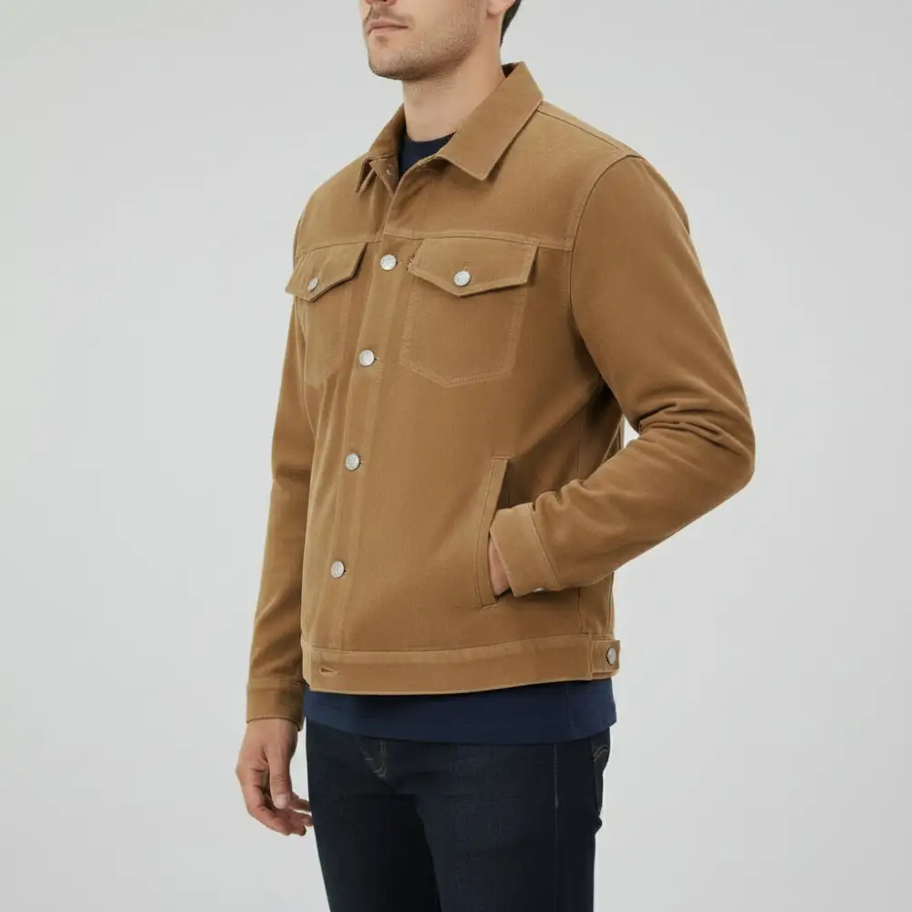 Suede Trucker Jacket