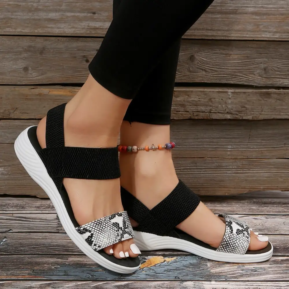 Classic Open-Toe Heeled Sandals
